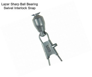 Lazer Sharp Ball Bearing Swivel Interlock Snap