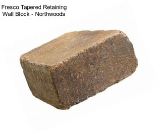 Fresco Tapered Retaining Wall Block - Northwoods