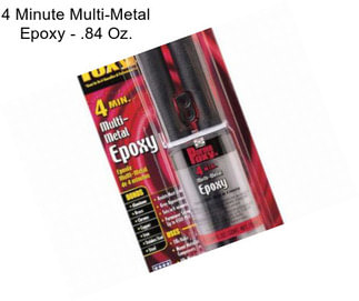 4 Minute Multi-Metal Epoxy - .84 Oz.