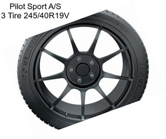 Pilot Sport A/S 3 Tire 245/40R19V