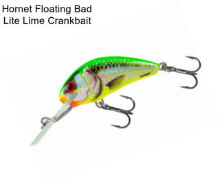 Hornet Floating Bad Lite Lime Crankbait