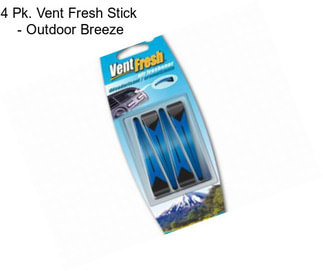 4 Pk. Vent Fresh Stick  - Outdoor Breeze