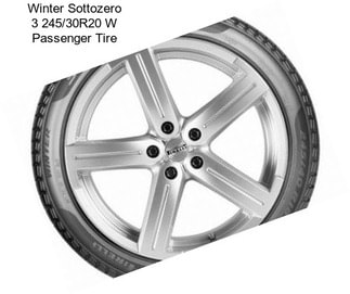 Winter Sottozero 3 245/30R20 W Passenger Tire