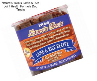 Nature\'s Treats Lamb & Rice Joint Health Formula Dog Treats