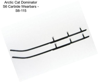 Arctic Cat Dominator S6 Carbide Wearbars - S6-115