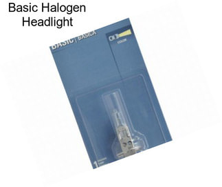 Basic Halogen Headlight