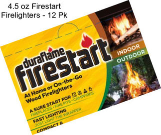 4.5 oz Firestart Firelighters - 12 Pk