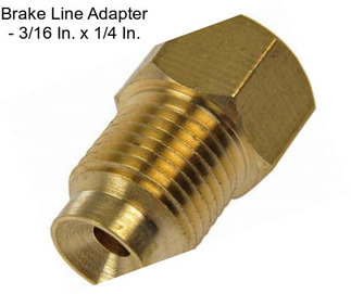 Brake Line Adapter - 3/16 In. x 1/4 In.