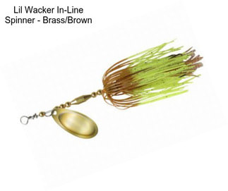 Lil Wacker In-Line Spinner - Brass/Brown