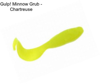 Gulp! Minnow Grub - Chartreuse