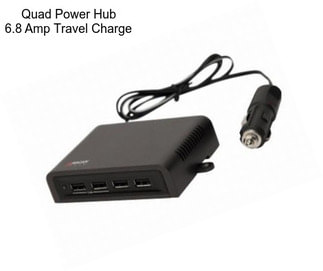 Quad Power Hub 6.8 Amp Travel Charge