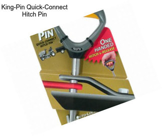 King-Pin Quick-Connect Hitch Pin
