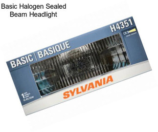 Basic Halogen Sealed Beam Headlight