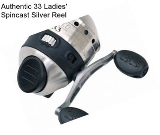 Authentic 33 Ladies\' Spincast Silver Reel