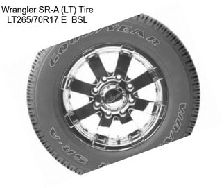 Wrangler SR-A (LT) Tire LT265/70R17 E  BSL