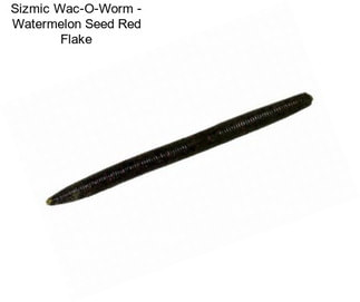 Sizmic Wac-O-Worm - Watermelon Seed Red Flake