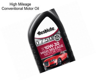 High Mileage Conventional Motor Oil