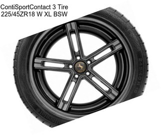 ContiSportContact 3 Tire 225/45ZR18 W XL BSW