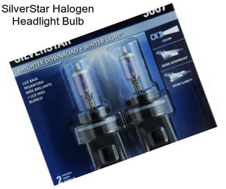 SilverStar Halogen Headlight Bulb