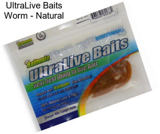 UltraLive Baits Worm - Natural