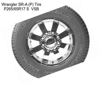 Wrangler SR-A (P) Tire P265/65R17 S  VSB