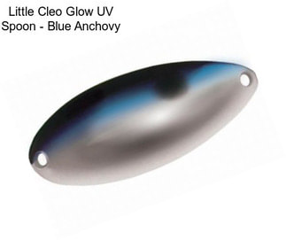 Little Cleo Glow UV Spoon - Blue Anchovy