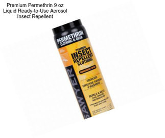 Premium Permethrin 9 oz Liquid Ready-to-Use Aerosol Insect Repellent