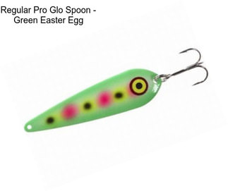 Regular Pro Glo Spoon - Green Easter Egg