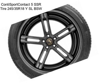 ContiSportContact 5 SSR Tire 245/35R18 Y SL BSW