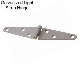 Galvanized Light Strap Hinge