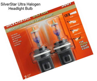 SilverStar Ultra Halogen Headlight Bulb