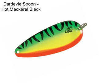 Dardevle Spoon - Hot Mackerel Black