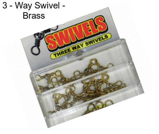 3 - Way Swivel - Brass