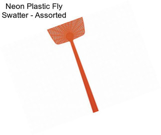 Neon Plastic Fly Swatter - Assorted