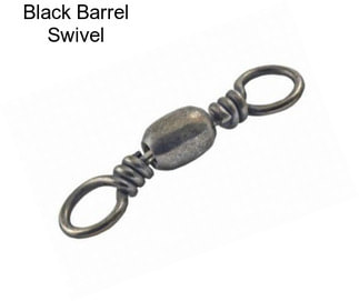 Black Barrel Swivel