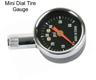 Mini Dial Tire Gauge