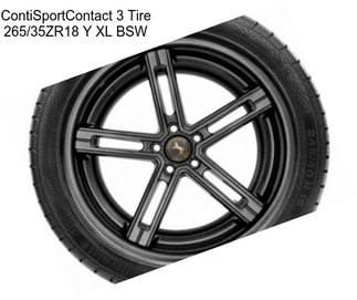 ContiSportContact 3 Tire 265/35ZR18 Y XL BSW