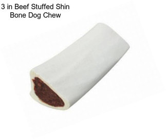 3 in Beef Stuffed Shin Bone Dog Chew