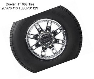 Dueler HT 689 Tire 265/70R16 TLBLPS112S