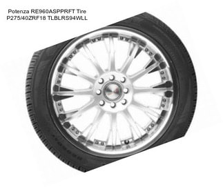 Potenza RE960ASPPRFT Tire P275/40ZRF18 TLBLRS94WLL