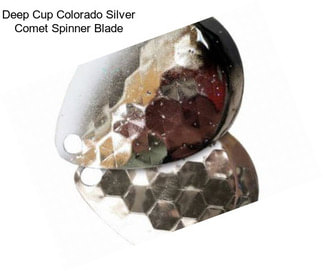 Deep Cup Colorado Silver Comet Spinner Blade