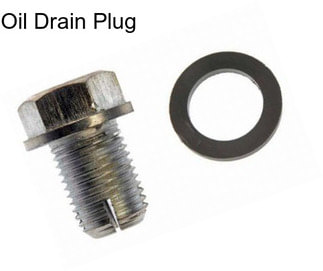 Oil Drain Plug