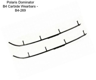 Polaris Dominator B4 Carbide Wearbars - B4-269