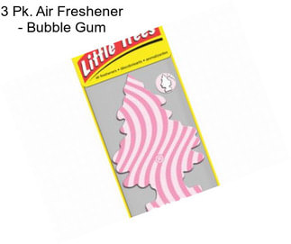 3 Pk. Air Freshener - Bubble Gum