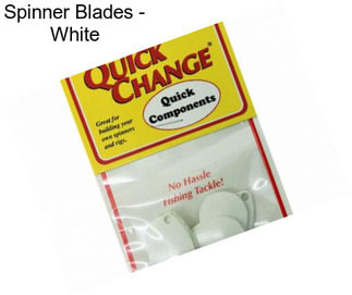 Spinner Blades - White