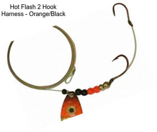 Hot Flash 2 Hook Harness - Orange/Black