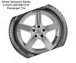 Winter Sottozero Series 2 W270 265/35R19 W Passenger Tire