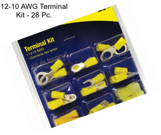 12-10 AWG Terminal Kit - 28 Pc.