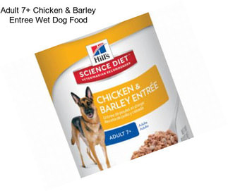 Adult 7+ Chicken & Barley Entree Wet Dog Food