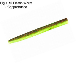 Big TRD Plastic Worm - Coppertruese